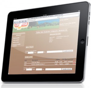 Sistema de pedidos en IPAD
