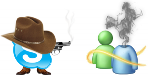 Skype-vs-MSN1 Adios al messenger